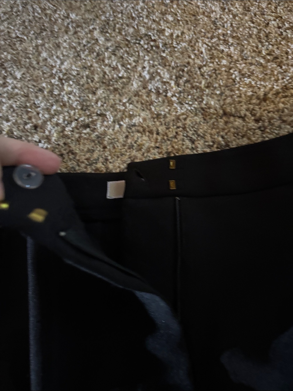MICHAEL Michael Kors Black High-Rise Pleated Dress Shorts - Picture 2 of 9